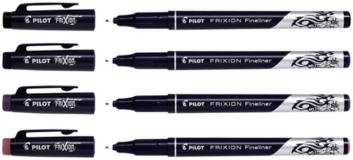 Fineliner PILOT friXion SW-FF F zwart 1 Stuk-2