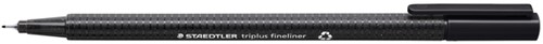 Fineliner Staedtler triplus 334 0.3mm zwart 1 Stuk
