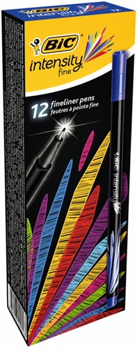 Fineliner Bic Intensity F blauw 1 Stuk-2
