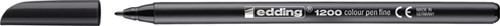 Fineliner edding 1200 001 fijn zwart 1 Stuk