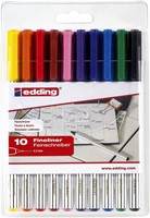Fineliner edding 89  F assorti 10 Stuk