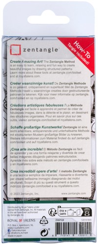 Tekenset Sakura Zentangle set 6 pennen zwart 6 Stuk-2