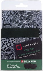 Tekenset Sakura Zentangle set 20 patronen zwart 20 Stuk