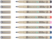 Fineliner Sakura Pigma micron 0.4mm ass 8 Stuk-3