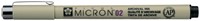 Fineliner Sakura Pigma Micron 02 0.3mm zwart 1 Stuk