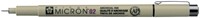 Fineliner Sakura Pigma Micron 02 0.3mm zwart 1 Stuk-2