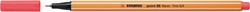 Fineliner STABILO point 88/040 F neon rood 1 Stuk