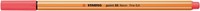 Fineliner STABILO point 88/040 F neon rood 1 Stuk-2