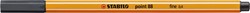 Fineliner STABILO point 88/97 F diepkoud grijs 1 Stuk