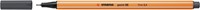 Fineliner STABILO point 88/97 F diepkoud grijs 1 Stuk