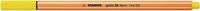 Fineliner STABILO point 88/024 F neon geel 1 Stuk-2