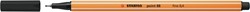 Fineliner STABILO point 88/46 F zwart 1 Stuk