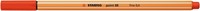 Fineliner STABILO point 88/40 F rood 1 Stuk-2