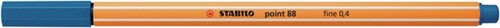 Fineliner STABILO point 88/41 F blauw 1 Stuk-2