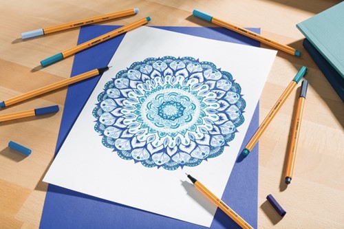 Fineliner STABILO point 88/41 F blauw 1 Stuk-1
