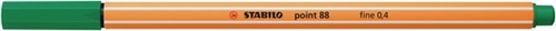 Fineliner STABILO point 88/36 F smaragdgroen 1 Stuk-2