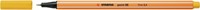 Fineliner STABILO point 88/44 F geel 1 Stuk