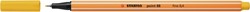 Fineliner STABILO point 88/44 F geel 1 Stuk