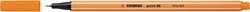 Fineliner STABILO point 88/54 F oranje 1 Stuk