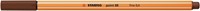 Fineliner STABILO point 88/45 F bruin 1 Stuk-2