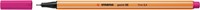 Fineliner STABILO point 88/56 F rozerood 1 Stuk