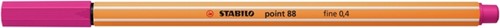 Fineliner STABILO point 88/56 F rozerood 1 Stuk-2
