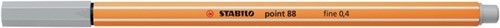 Fineliner STABILO point 88/94 F lichtgrijs 1 Stuk-2