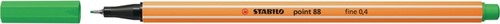 Fineliner STABILO point 88/43 F loofgroen 1 Stuk