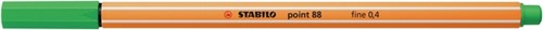 Fineliner STABILO point 88/43 F loofgroen 1 Stuk-2