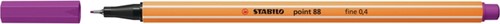 Fineliner STABILO point 88/58 F lila 1 Stuk