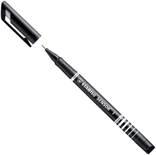 Fineliner STABILO Sensor 189/46 F zwart 1 Stuk-1
