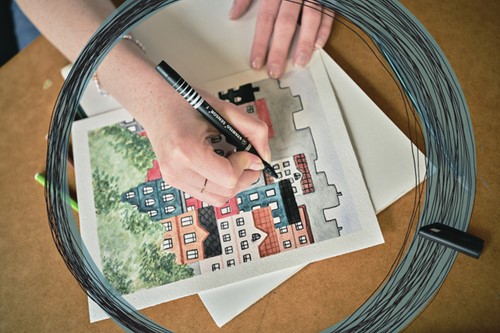 Fineliner STABILO Sensor 189/36 F groen 1 Stuk-5