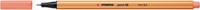 Fineliner STABILO point 88/26 F abrikoos 1 Stuk