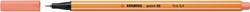 Fineliner STABILO point 88/26 F abrikoos 1 Stuk