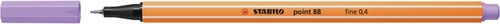 Fineliner STABILO point 88/59 F licht lila 1 Stuk