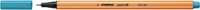 Fineliner STABILO point 88/57 F azuurblauw 1 Stuk