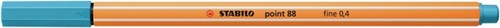 Fineliner STABILO point 88/57 F azuurblauw 1 Stuk-2