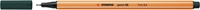 Fineliner STABILO point 88/63 F aardegroen 1 Stuk