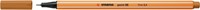 Fineliner STABILO point 88/89 F donker oker 1 Stuk