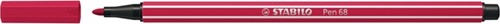 Viltstift STABILO Pen 68/50 M donkerrood 1 Stuk