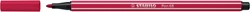 Viltstift STABILO Pen 68/50 M donkerrood 1 Stuk