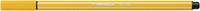 Viltstift STABILO Pen 68/44 M geel 1 Stuk-2
