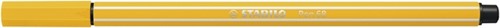 Viltstift STABILO Pen 68/44 M geel 1 Stuk-2