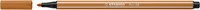 Viltstift STABILO Pen 68/89 M donker oker 1 Stuk
