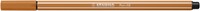 Viltstift STABILO Pen 68/89 M donker oker 1 Stuk-2