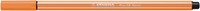 Viltstift STABILO Pen 68/054 M neon oranje 1 Stuk-2