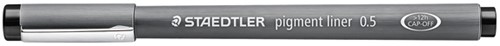 Fineliner Staedtler pigment 308 0.5mm zwart 1 Stuk-3