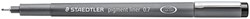 Fineliner Staedtler pigment 308 0.7mm zwart 1 Stuk
