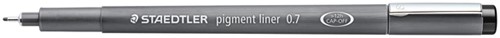 Fineliner Staedtler pigment 308 0.7mm zwart 1 Stuk