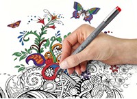 Fineliner Staedtler pigment 308 0.6mm zwart 1 Stuk-2